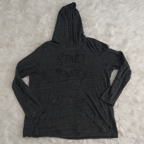 Alternative Apparel Start the Party Gray Hoodie - Picture 2 of 8